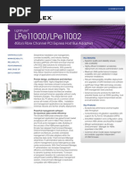 Emulex LPe11000 LPe11002 4Gbps FC PCIe HBA Datasheet