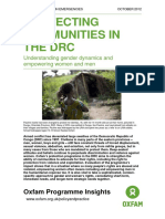 Protecting Communities in The DRC: Understanding Gender Dynamics and Empowering Women and Men