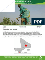 Resilience in Mali: Evaluation of Increasing Food Security