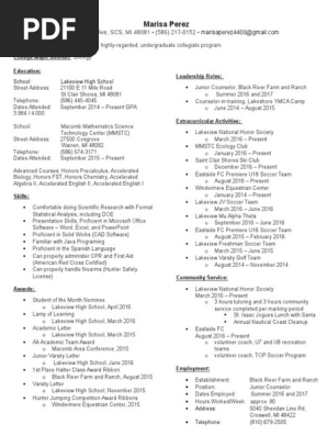 resume