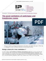 The Good Ventilation of Switchgear and Transformer Rooms _ EEP