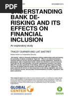 Understanding Bank De-Risking and Its Effects On Financial Inclusion: An Exploratory Study