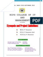 NIPS College 2012-2013 Project Guidelines