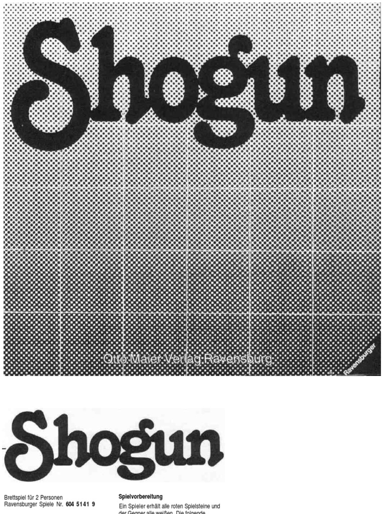 Shogun Ravensburger PDF