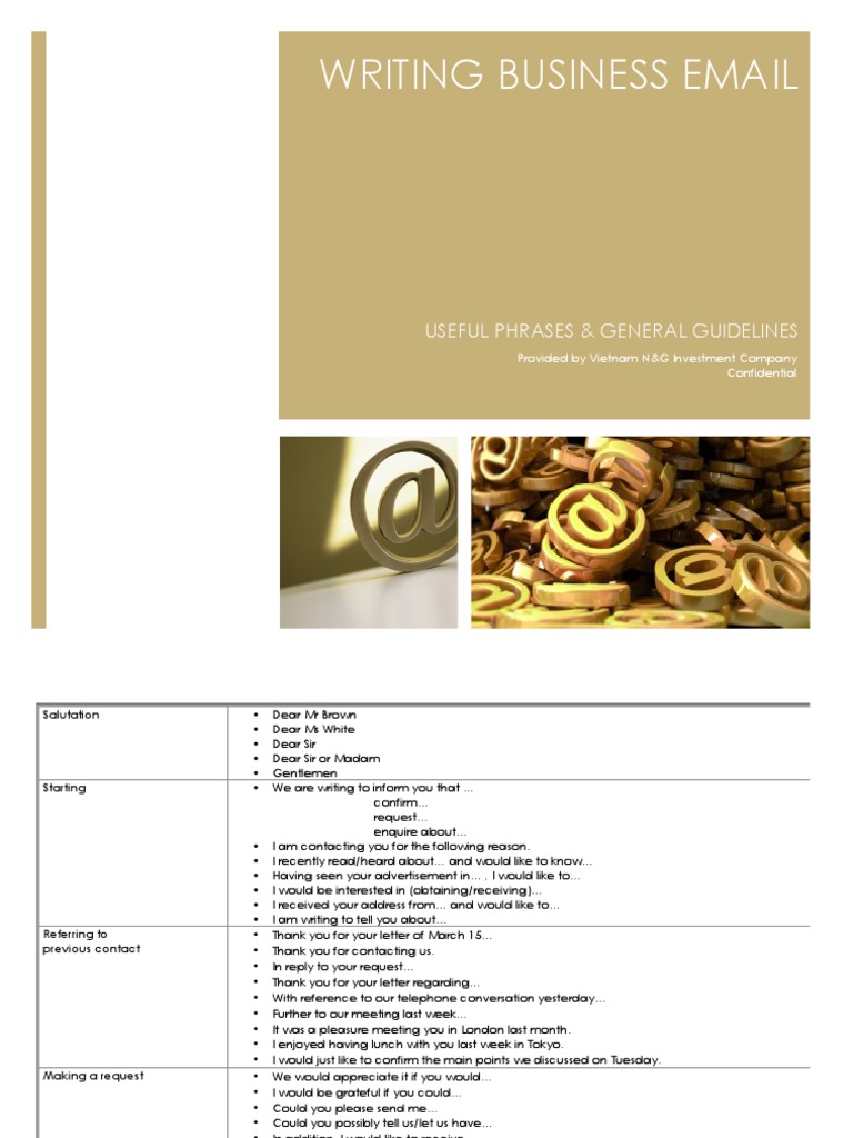 Business Email Writing Guide | PDF | English Language | Linguistics