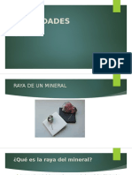 Propiedades Fisicas de Los Minerales