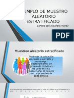 Ejemplo de Muestro Aleatorio Estratificado