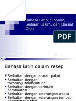 Bahasa Latin Dan Sinonim