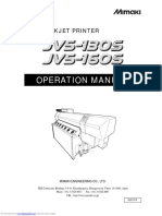 Operation Manual: Color Inkjet Printer