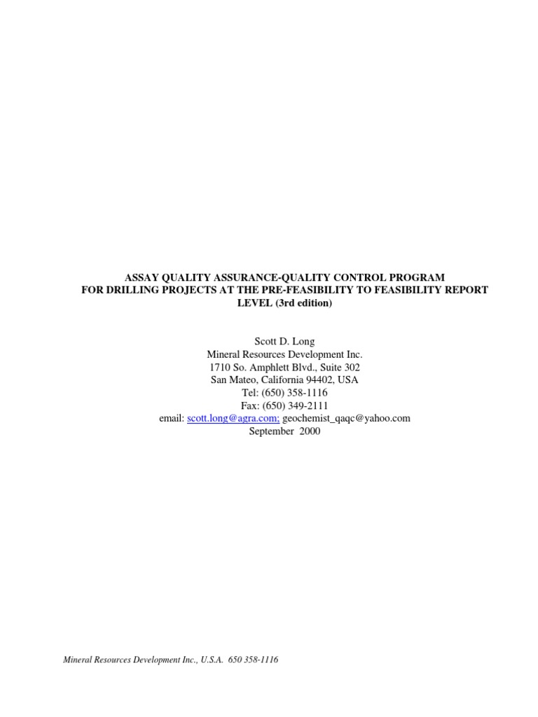 Assay Quality Control Program Guide | PDF | Standard Deviation ...