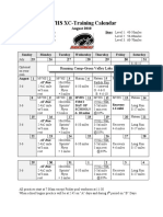 XC Calendar August 2010