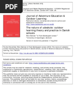 The Nature of Udeskole Theory and Practi