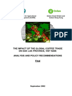 The Impact of The Global Coffee Trade On Dak Lak Province, Viet Nam: Analysis and Policy Recommendations