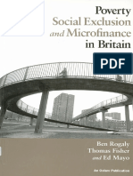 Poverty Social Exclusion and Microfinance in Britain