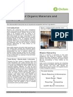 Composting of Organic Materials and Recycling