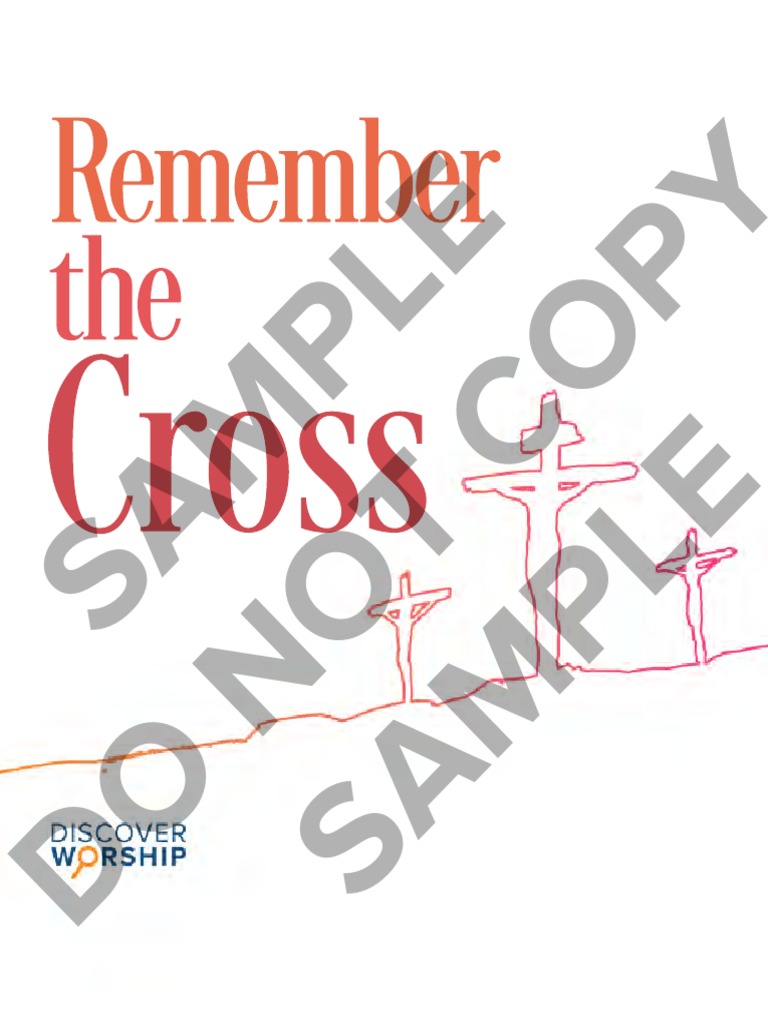 Remember The Cross Musical Sample | PDF | Supernatural | Religious ...