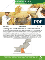Resilience in Pakistan: Evaluation of Enhancing Food Security and Resilience of Small-Scale Farmers