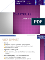 Chapter 11. User Support