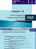 Chapter 13. Socio-Organizational Issues and Stake Holder Requirement