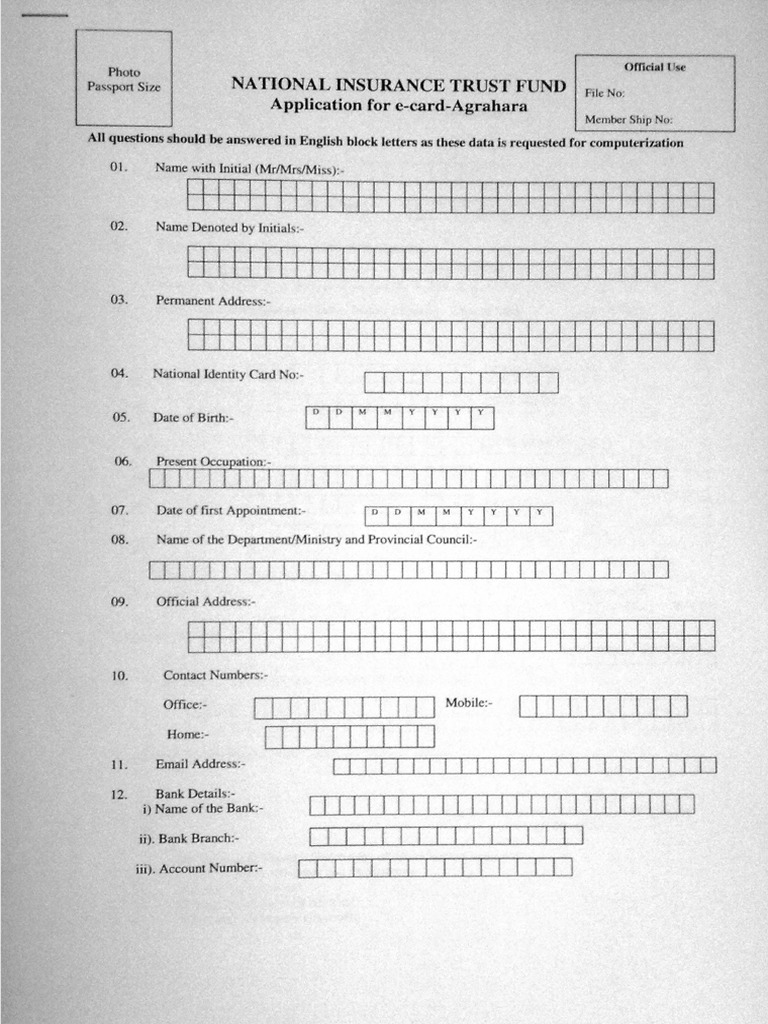 Agrahara Application Form PDF | PDF