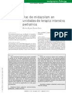 Midazolam Uso en UTI Pediátrica