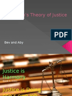 Platos Theory of Justice