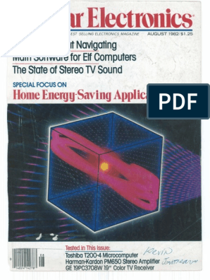 Popular Electronics 1982 08 | PDF | Compact Cassette | Electronics