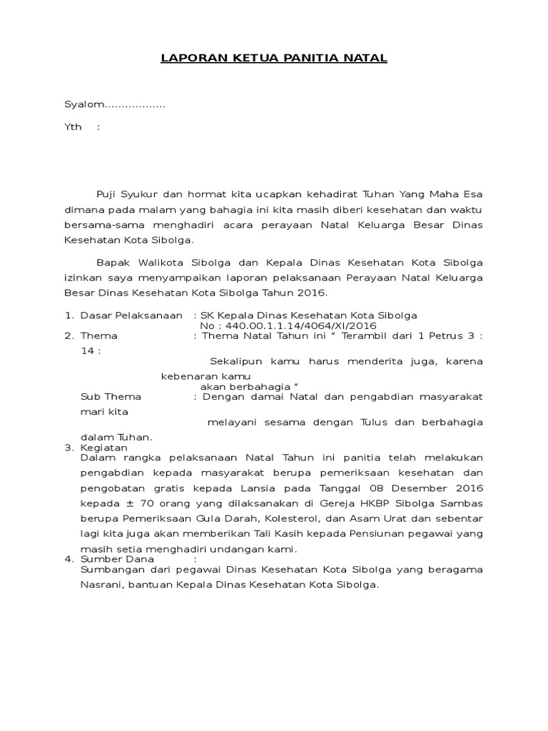 Laporan Ketua Panitia Natal.docx