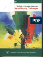 The State of Secondary Education Quality and Equity Challenges