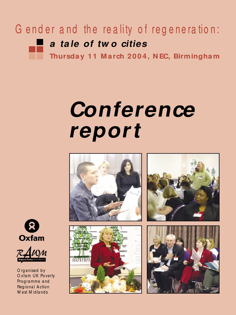 Gender and The Reality of Regeneration: A Tale of Two Cities | PDF ...