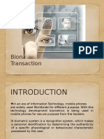 Biometrics in Secure E-Transaction