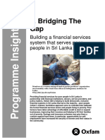 Bridging The Gap: Building A Financial Services System That Serves Poor People in Sri Lanka
