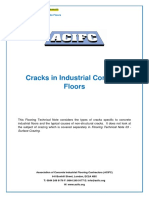 ACIFC Flooring Technical Note 02 Cracks in Industrial Concrete Floors