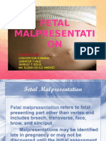 Malpresentation