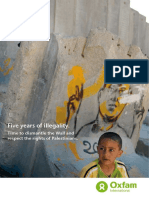 Five Years of IIlegality: Time To Dismantle The Wall and Respect The Rights of Palestinians