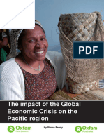 The Impacts of The Global Economic Crisis On The Pacific Region