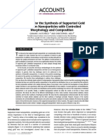 Strategies For The Synthesis of Supported Gold