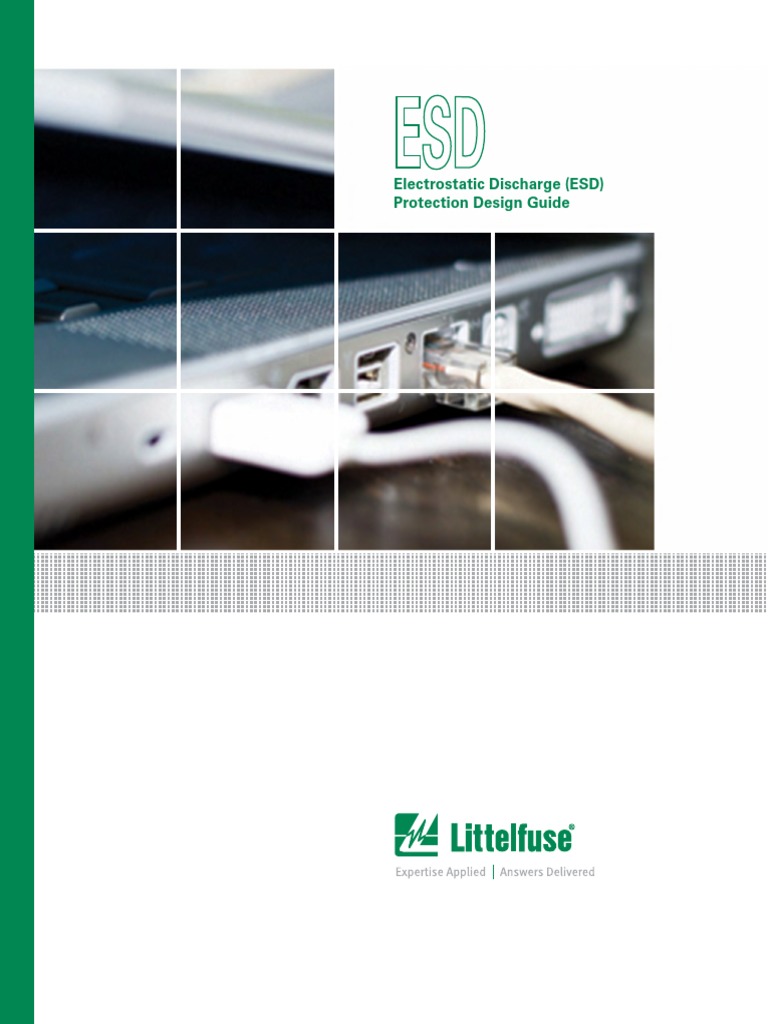 Littelfuse ESD Protection Design Guide PDF PDF Usb Electrostatic