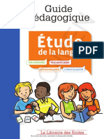 Guide Pédagogique Français Étude de La Langue CE1