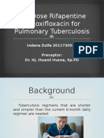 High-Dose Rifapentine With Moxifloxacin For Pulmonary Tuberculosis