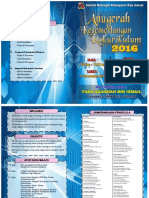 Buku Program Anugerah Kokurikulum 2016