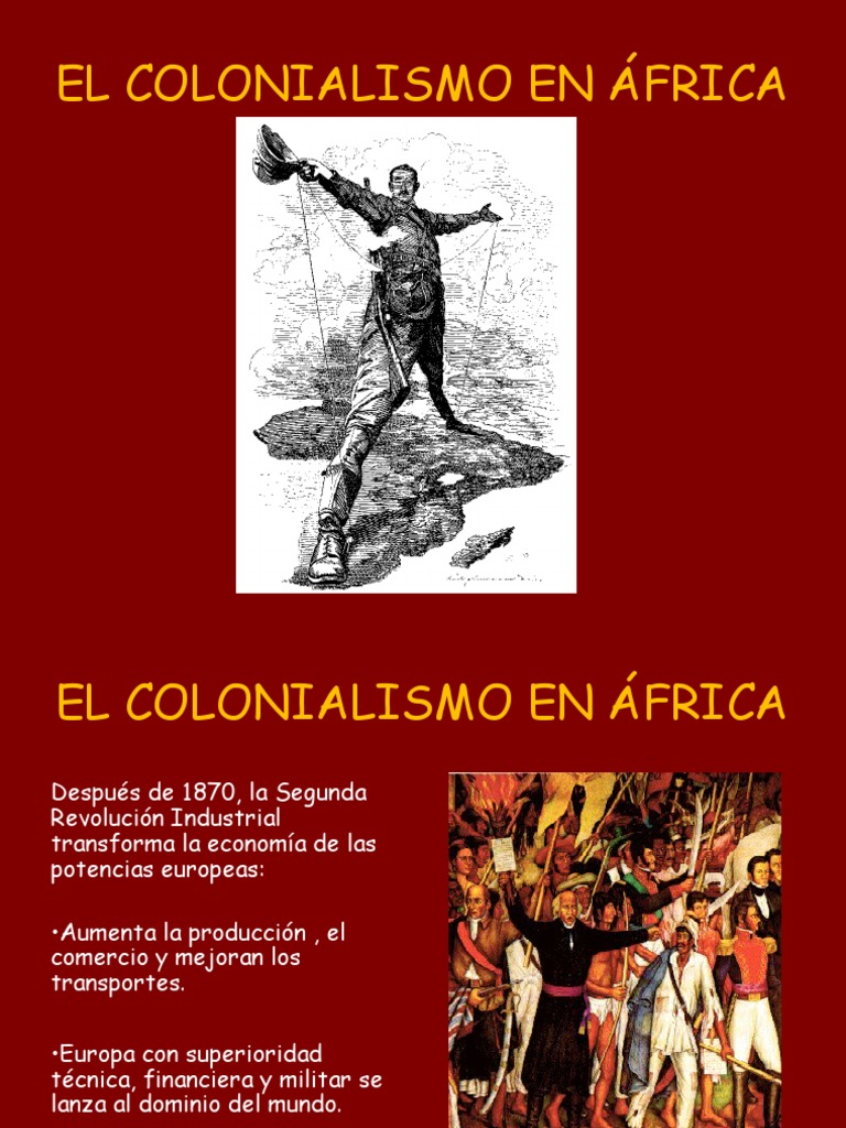 Colonización de África Colonialismo África