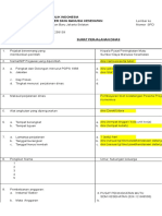 Format SPPD Tiket Kedatangan