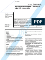 NBR 14154 - Seguranca de Maquinas - Prevencao de Partida Inesperada