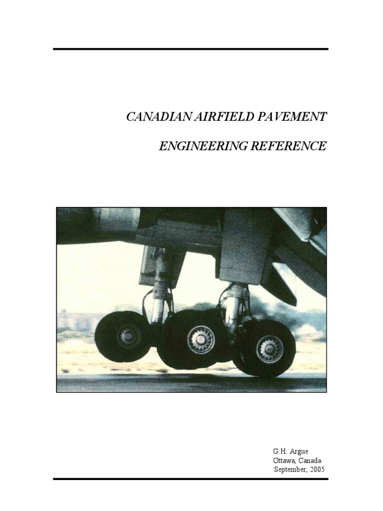 Canadian Airfield Pavement Engineering Reference (CAPER) PDF Road