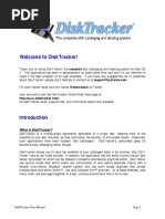 DiskTracker User Manual