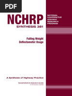 Falling Weight Deflectometer Usage - NCHRP 381 Programas