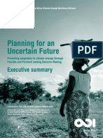 Planning For An Uncertain Future: Promoting Adaptation To Climate Change Through Flexible and Forward-Looking Decision Making