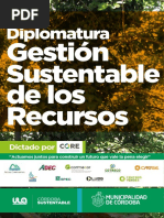 Programa Diplomatura en Gestión Sustentable de Recursos