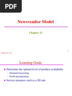 News Vendor Model PDF